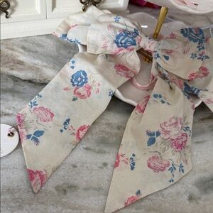 Floral Bow Hair Accessory